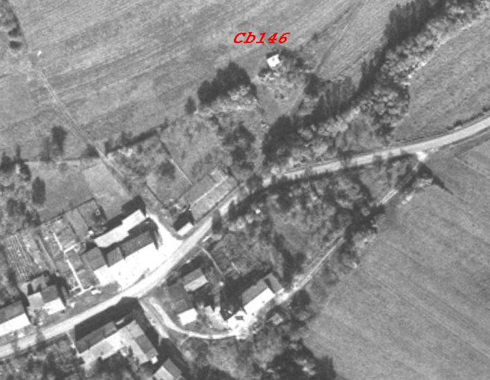 Ligne Maginot - CB146 - BREISTROFF LA PETITE - (Blockhaus pour canon) - Vue aérienne en 1967 - IGN - Géoportail 1967