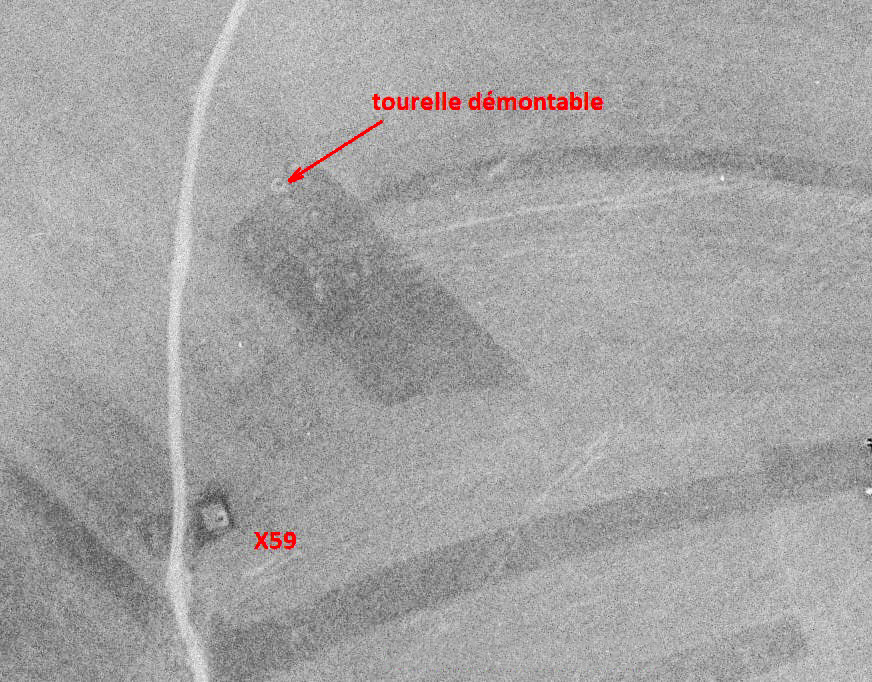 Ligne Maginot - HUNSTWIESE - (Cuve pour arme d'infanterie) -  - IGN
