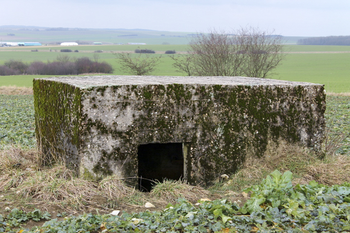 Ligne Maginot - KALKOFEN  1 - (Blockhaus pour arme infanterie) - Facade arrière et l'entrée - Christian LENHARD