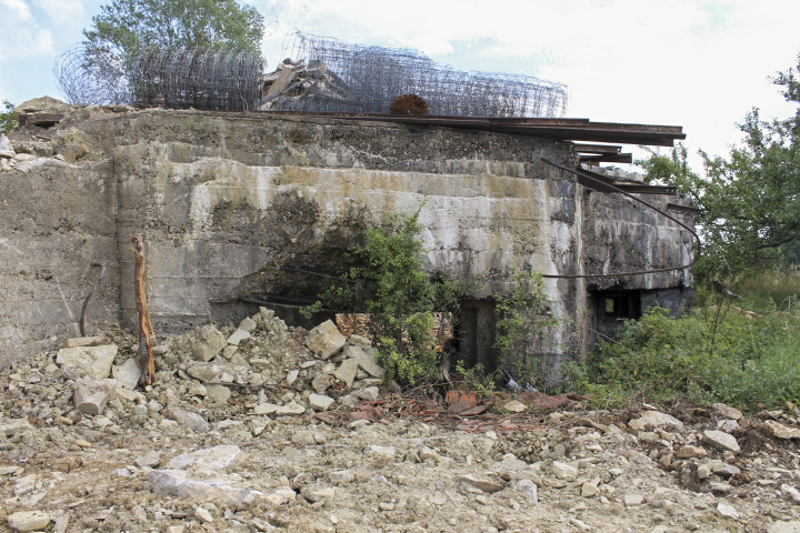 Ligne Maginot - MERRENBAND 2 - (Blockhaus pour canon) - Façade de tir - Christian LENHARD
