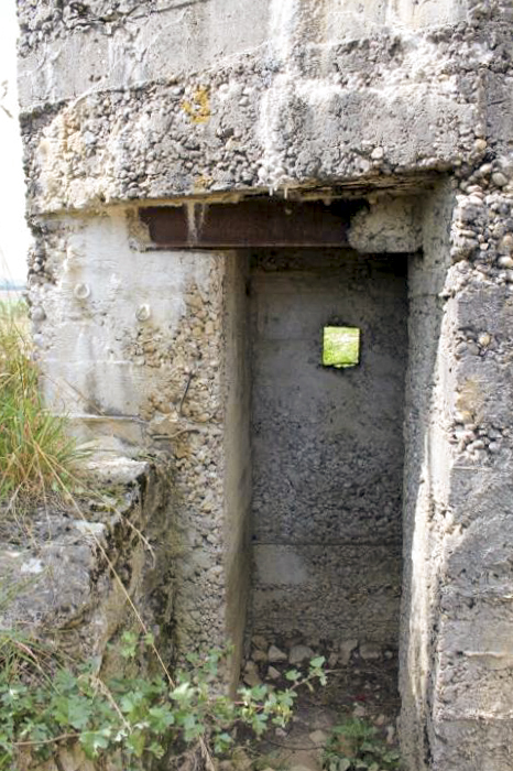 Ligne Maginot - MERRENBAND 2 - (Blockhaus pour canon) - L'entrée des hommes - Christian LENHARD