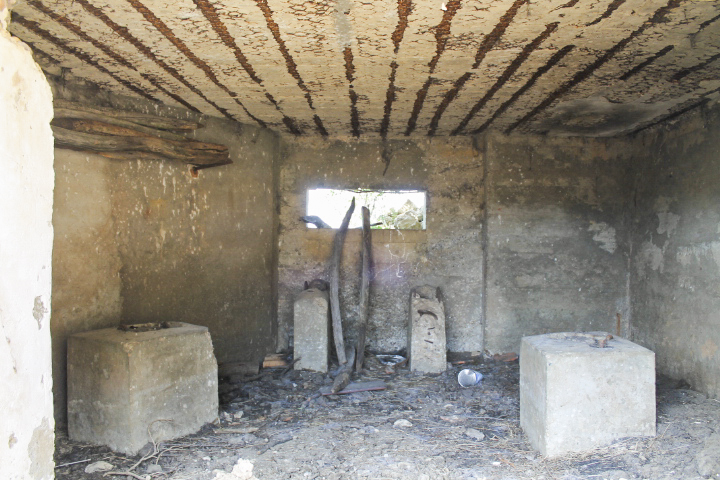 Ligne Maginot - MERRENBAND 2 - (Blockhaus pour canon) - Emplacement du canon - Christian LENHARD