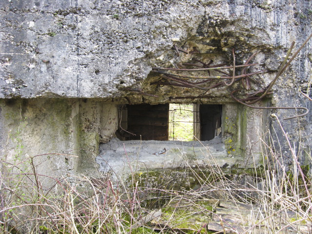 Ligne Maginot - MERRENRIED 1 - (Blockhaus pour canon) - Créneau pour canon - Christian LENHARD