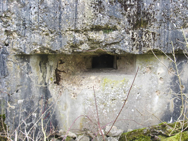 Ligne Maginot - MERRENRIED 1 - (Blockhaus pour canon) - Créneau mitrailleuse - Christian LENHARD