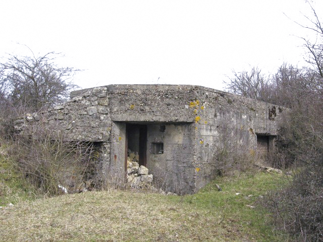 Ligne Maginot - MERRENRIED 1 - (Blockhaus pour canon) - Façade arrière - Christian LENHARD