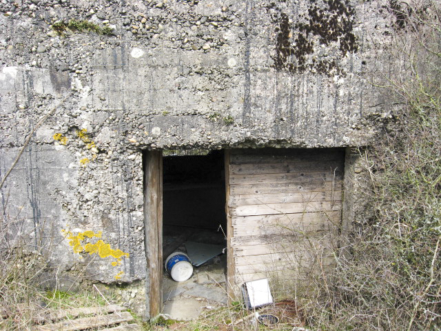 Ligne Maginot - MERRENRIED 1 - (Blockhaus pour canon) - L'entrée du canon - Christian LENHARD