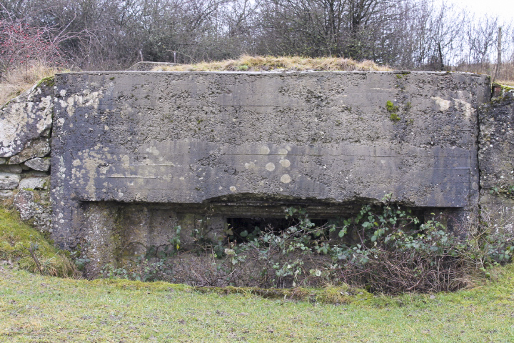 Ligne Maginot - MERRENRIED 5 - (Blockhaus pour canon) - Façade de tir - Christian LENHARD