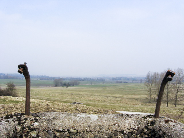 Ligne Maginot - MERRENRIED 5 - (Blockhaus pour canon) - Vue depuis l'observatoire - Christian LENHARD