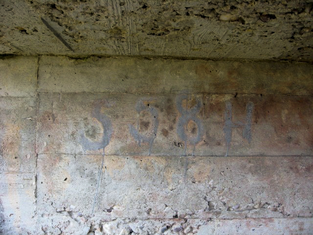 Ligne Maginot - OLFERDINGER 5 - (Blockhaus pour canon) - Numérotation - Christian LENHARD