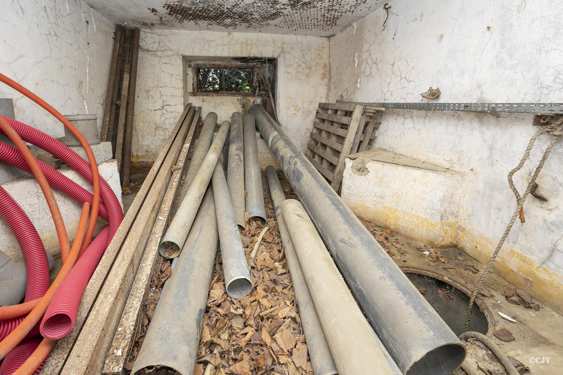 Ligne Maginot - B287 - GRIMONPONT SUD - (Blockhaus pour canon) - L'intérieur - Lia VERMEULEN