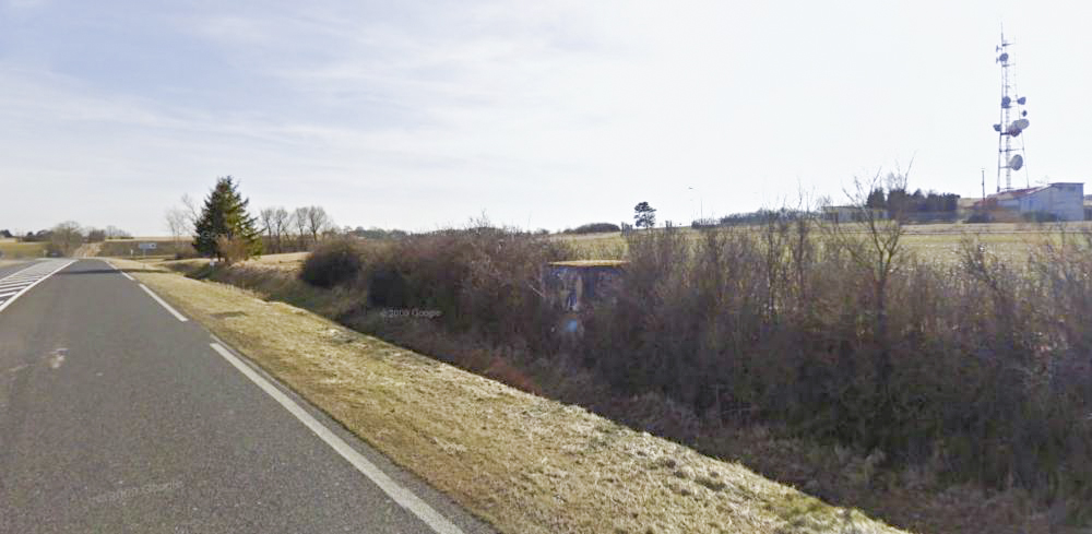 Ligne Maginot - RADAR - (Barrage de Route) - Vue générale - Google StreetView