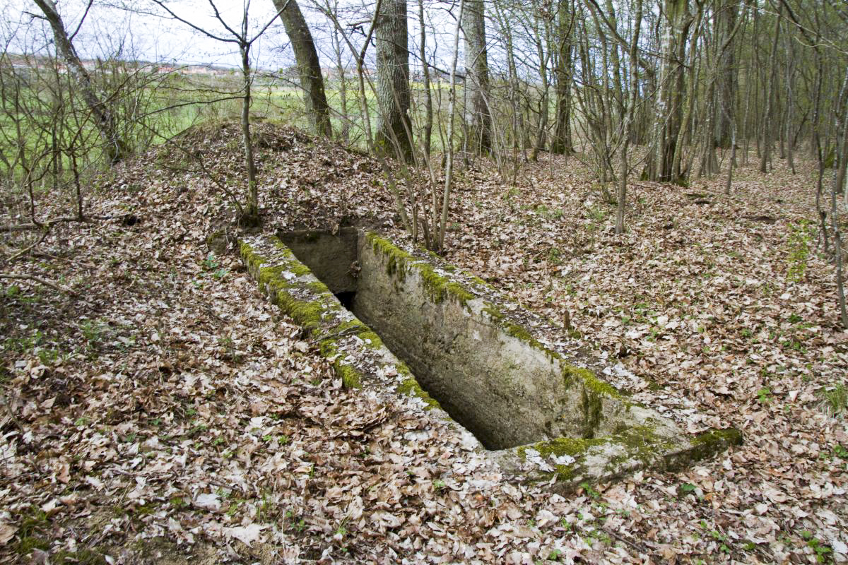 Ligne Maginot - CT53 - (Cuve pour arme d'infanterie) - Couloir de descente dans la coupole - Michel Teiten