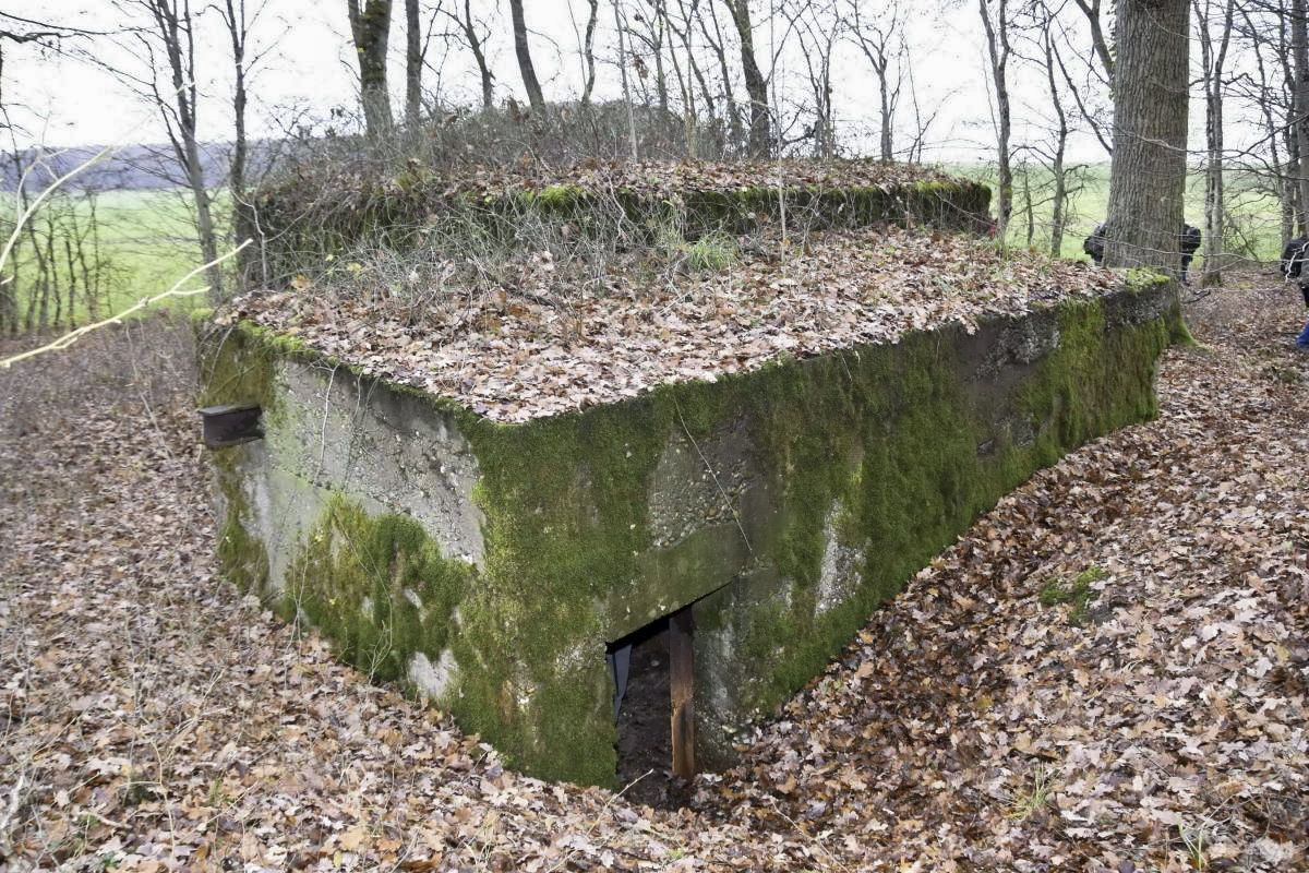 Ligne Maginot - CB226 - BOIS DE CATTENOM 02 - (Blockhaus pour arme infanterie) - Construction en appendice couvrant l'entrée - D.Froehly