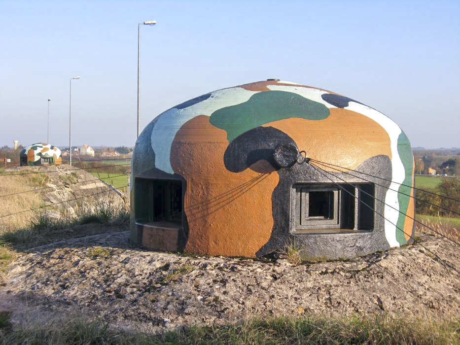 Ligne Maginot - ROHRBACH (2° CEC - 166° RIF) - (Abri) - Les cloches GFM type A 
avec leur camouflage reconstitué - Christian LENHARD