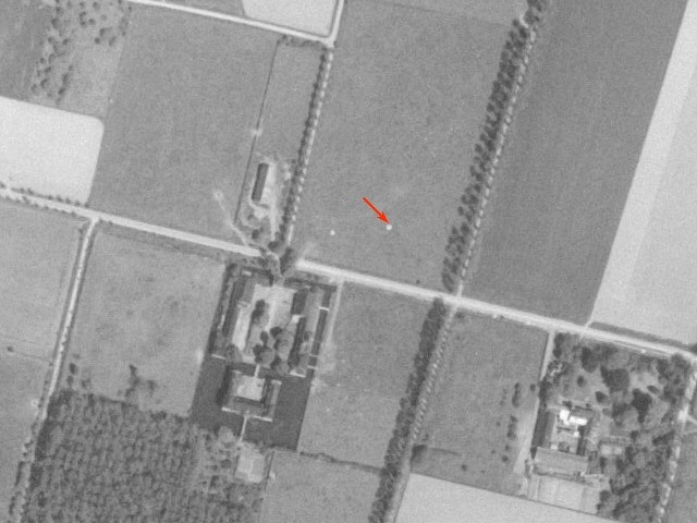 Ligne Maginot - BEF 467B - CHATEAU DE BERCU EST - (Blockhaus pour arme infanterie) -  - IGN - Géoportail 1957