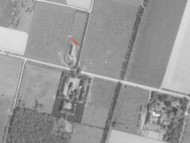 Ligne Maginot - BEF 457 - CHATEAU DE BERCU NORD - (Blockhaus pour canon) -  - IGN - Géoportail 1957