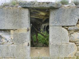 Ligne Maginot - VICTOR-EMMANUEL NORD-EST - (Blockhaus pour arme infanterie) - Entrée du blockhaus par un ancien créneau d'artillerie