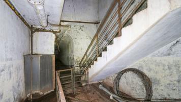 Ligne Maginot - FROHMUHL (PC DU QUARTIER KAPELLENHOF - II/153° RIF) - (Abri) - Coffre d'entrée ouest
Le bas de la cage d'escalier