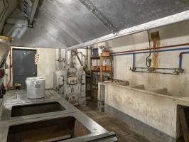 Ligne Maginot - SAINT ROCH (SHR) - (Ouvrage d'artillerie) - La cuisine de l'ouvrage.
Fourneau Arthur Martin et chaudière Ateliers Ventil
