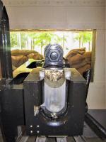 Ligne Maginot - 86 - ASCHENBACH - (Casemate d'infanterie - Double) - Canon de 47 mm de marine modèle 1902/15 (reproduction)
Détail de la culasse avec le coin fermé