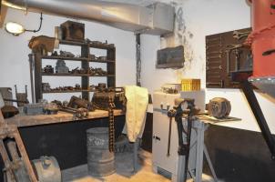 Ligne Maginot - 86 - ASCHENBACH - (Casemate d'infanterie - Double) - L'atelier en cours de restauration