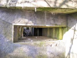 Ligne Maginot - HAMMELSWIESE 9 - (Blockhaus pour canon) - Créneau du canon