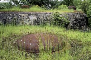 Ligne Maginot - SIMSERHOF - (Ouvrage d'artillerie) - Bloc 2
Tourelle pour mortiers 81mm