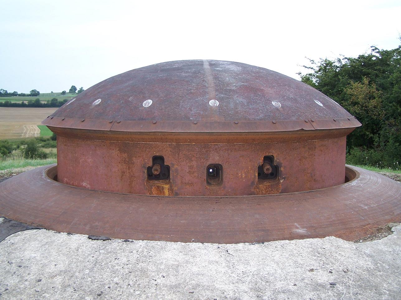 Ligne Maginot - ROHRBACH - FORT CASSO - (Ouvrage d'infanterie) - Bloc 1 et sa tourelle pour deux armes mixtes - état année 2010 - Gilles LENHARD
