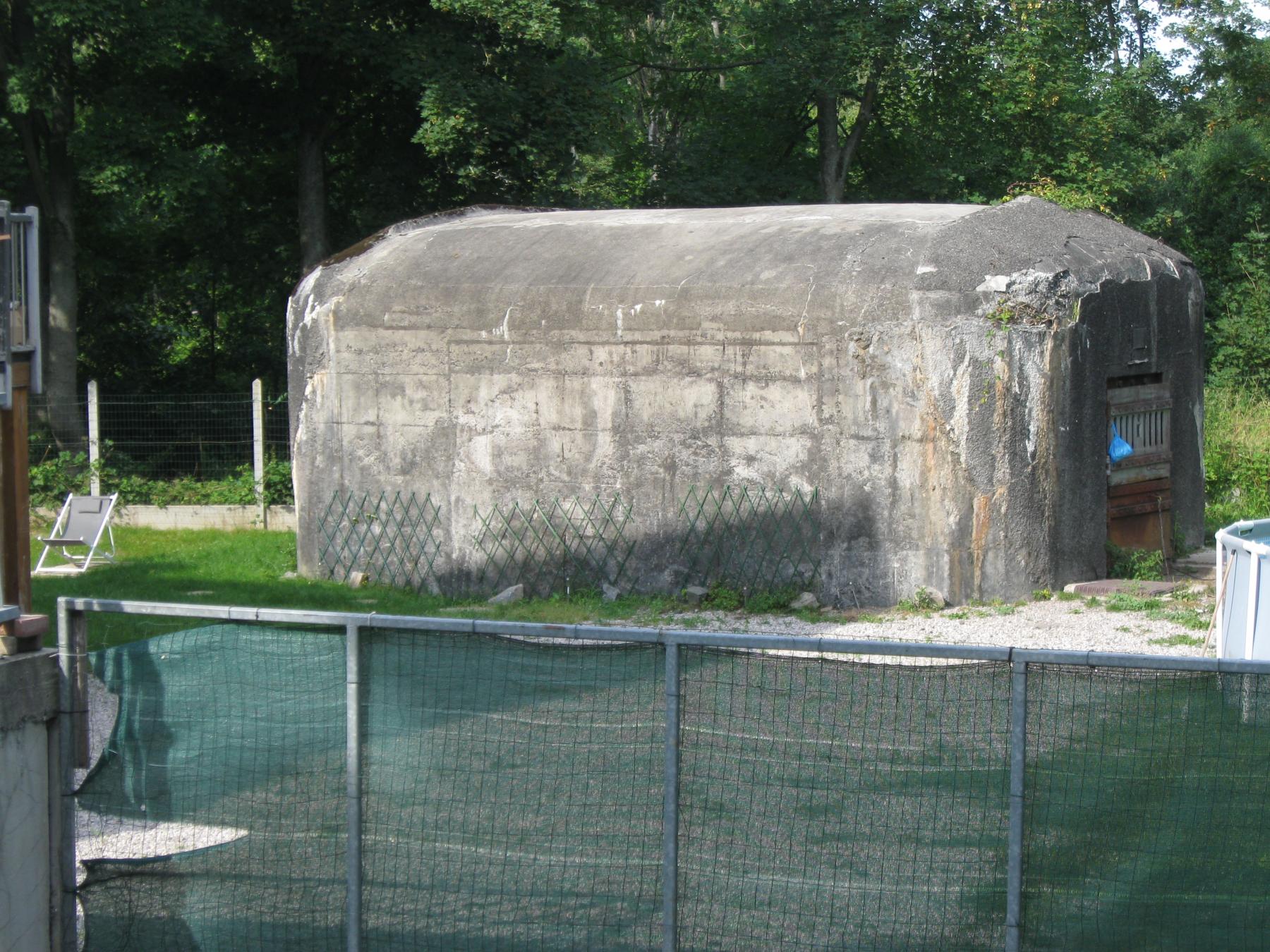 Ligne Maginot - PONT DE L'IMBECILE - (Blockhaus pour canon) - La face arrière dos à la Scarpe - Hubert DELPLACE