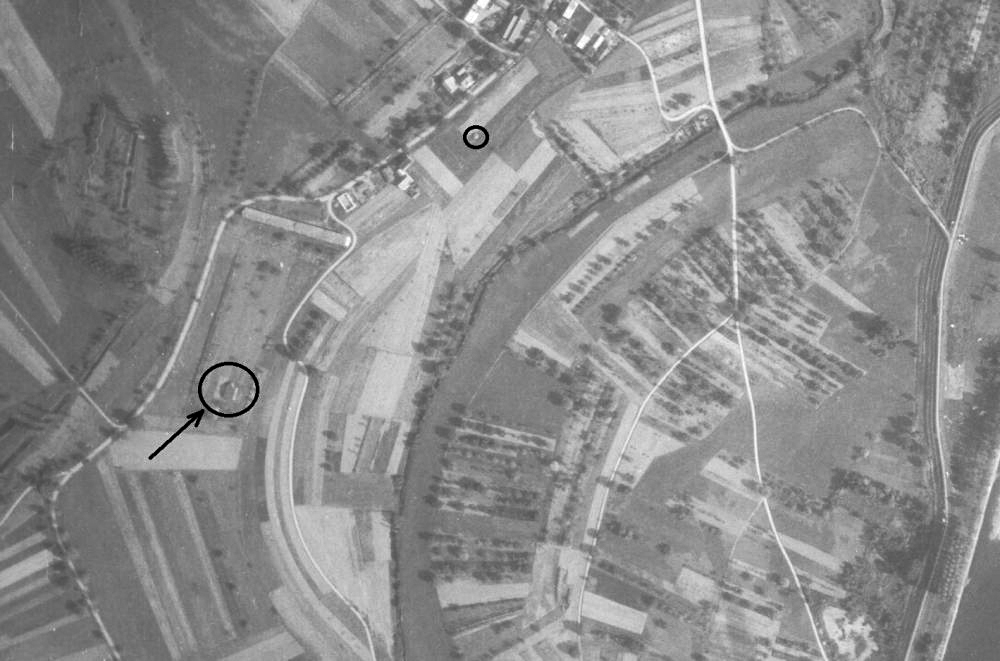 Ligne Maginot - MUEHLGIESSEN Ouest (Casemate d'infanterie) -  - IGN - Géoportail 1947