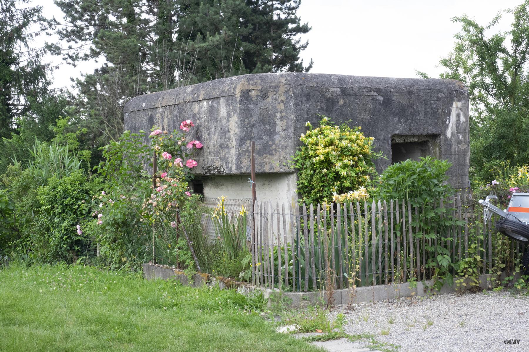 Ligne Maginot - RHINAU SUD - (Blockhaus pour arme infanterie) - Coté entrée - Lia VERMEULEN