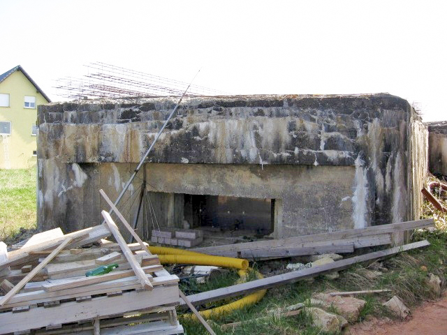 Ligne Maginot - SINGLING 8 - (Blockhaus pour canon) - Créneau pour canon - Christian LENHARD