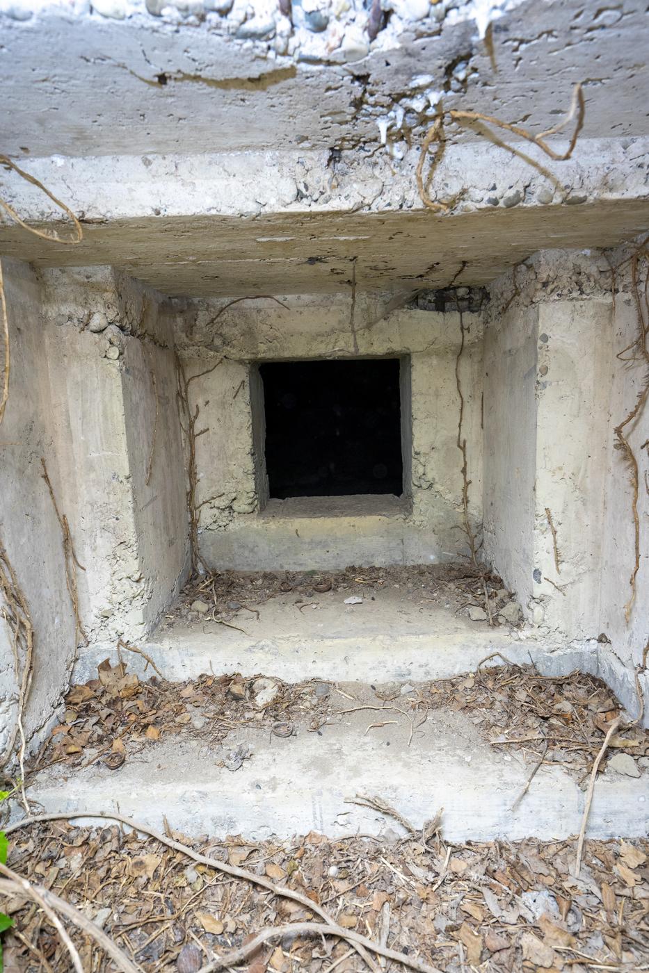 Ligne Maginot - NEUSCHOLLEN EST - (Casemate d'infanterie - Simple) - Le créneau de la caponnière - Lia VERMEULEN