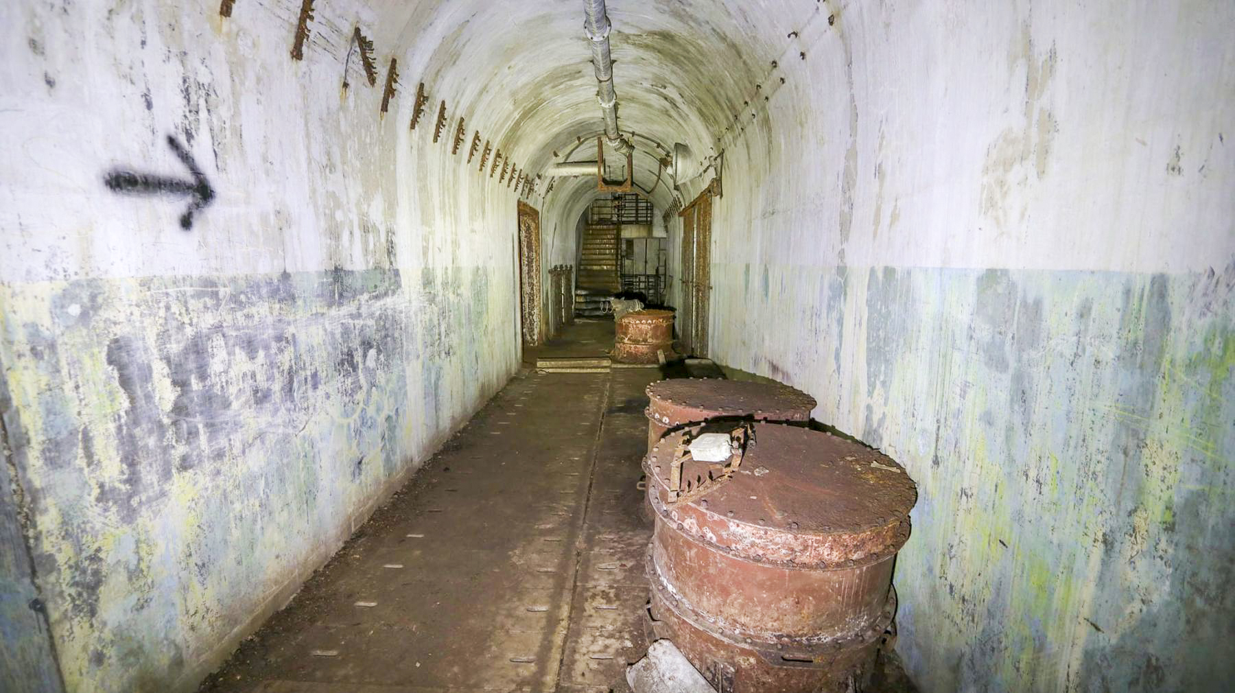 Ligne Maginot - FROHMUHL (PC DU QUARTIER KAPELLENHOF - II/153° RIF) - (Abri) - Couloir principal - Philippe EVA