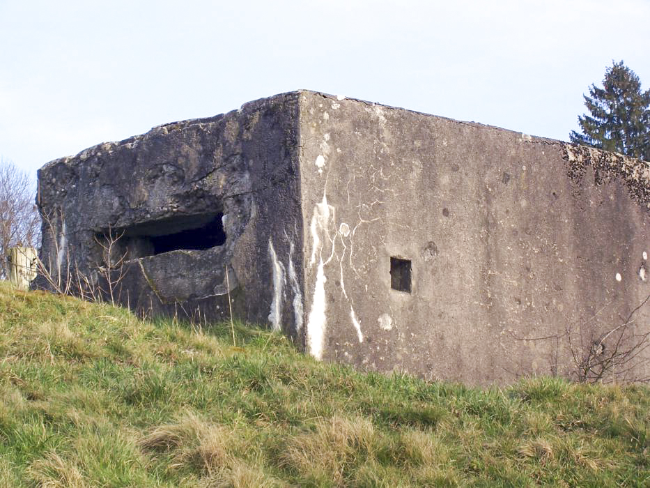 Ligne Maginot - GALGENBERG 4 - (Blockhaus pour arme infanterie) - Façade avant - JM57