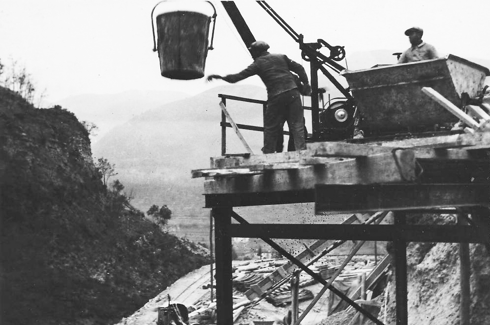 Ligne Maginot - SAINT ROCH (SHR) - (Ouvrage d'artillerie) - La construction de l'ouvrage - Sté Roussel