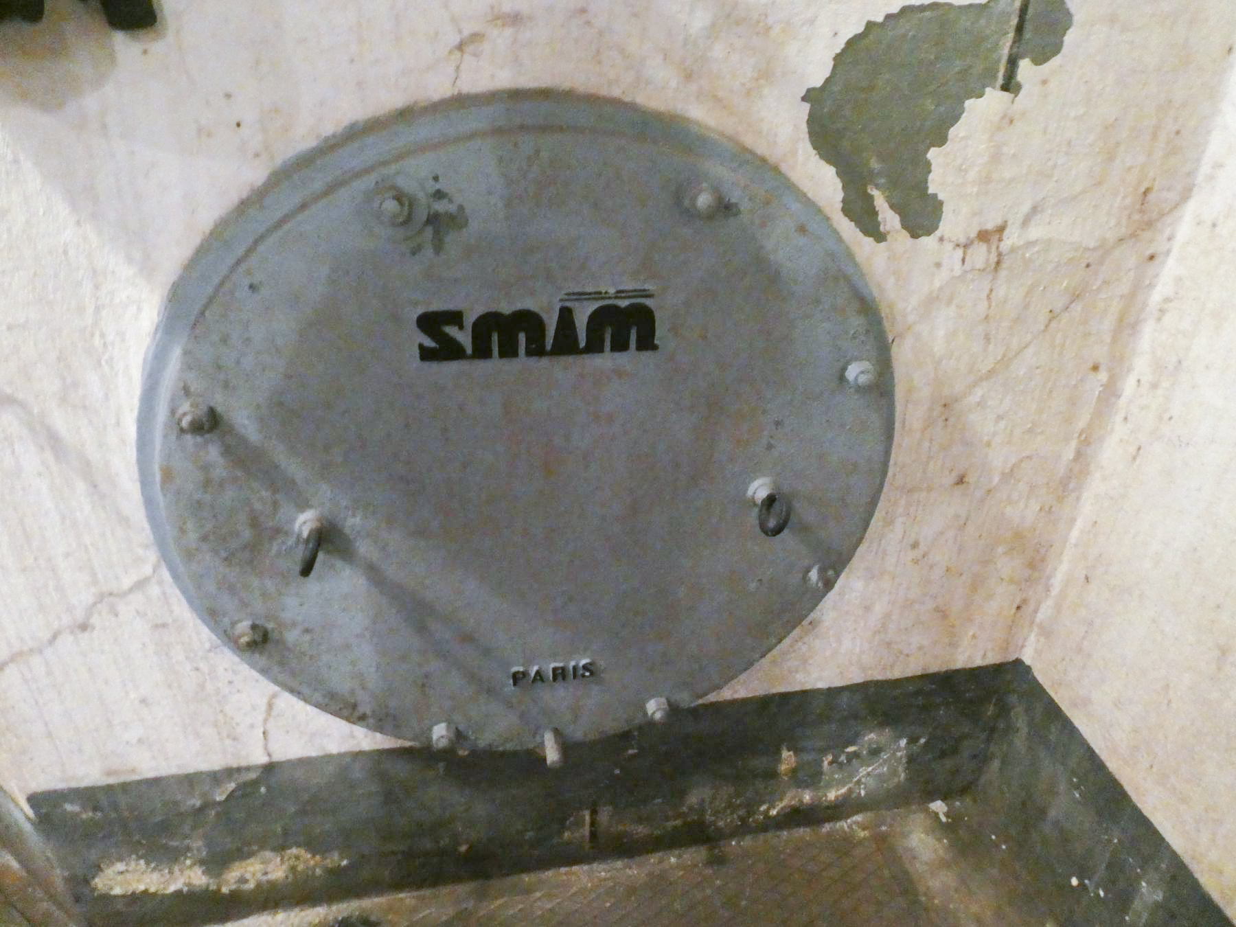 Ligne Maginot - SAINT ROCH (SHR) - (Ouvrage d'artillerie) - Accès à la chambre de détente des échappements moteurs - ELLENA - CUNY