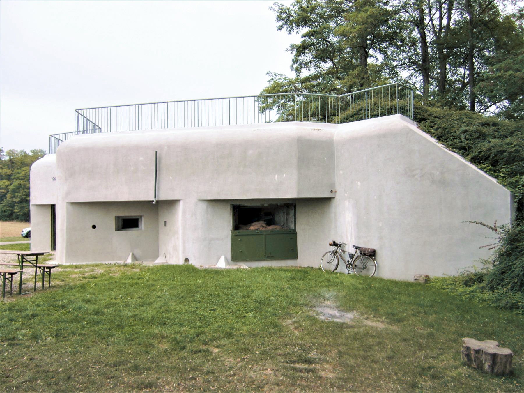 Ligne Maginot - 86 - ASCHENBACH - (Casemate d'infanterie - Double) - La façade sud-ouest - Gregory Fuchs