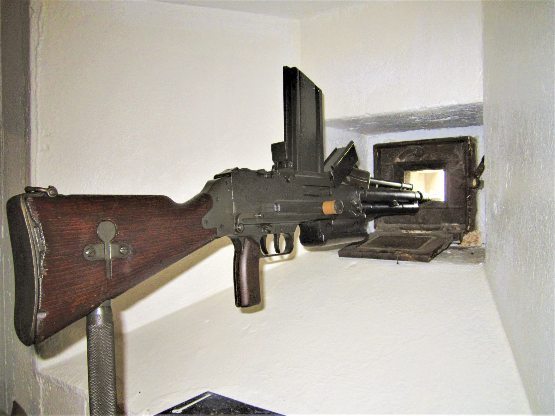 Ligne Maginot - 86 - ASCHENBACH - (Casemate d'infanterie - Double) - Détail du FM 24/29 - Gregory Fuchs