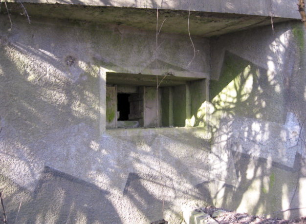 Ligne Maginot - HAMMELSWIESE 9 - (Blockhaus pour canon) - Le camouflage d'origine du créneau - Christian LENHARD