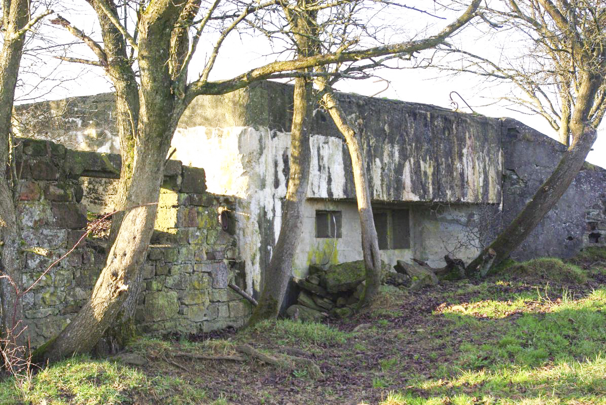 Ligne Maginot - HANFHUEBEL OUEST - (Blockhaus pour canon) - Façade avant - JM57