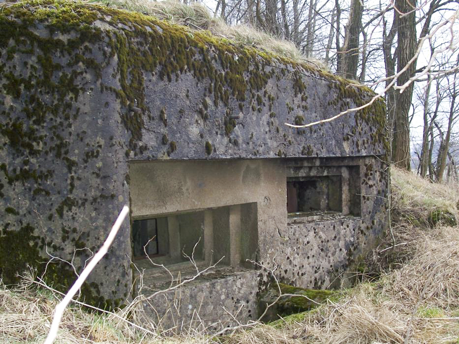 Ligne Maginot - HEILIGENBRONNEN OUEST - (Blockhaus pour canon) - Les créneaux - jm57
