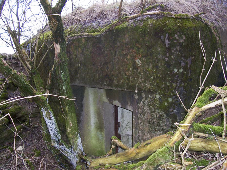 Ligne Maginot - HEILIGENBRONNEN OUEST - (Blockhaus pour canon) - L’entrée - jm57
