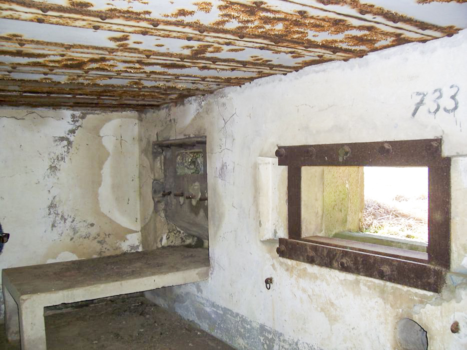 Ligne Maginot - HEILIGENBRONNEN OUEST - (Blockhaus pour canon) - Créneaux mitrailleuse et canon - JM57