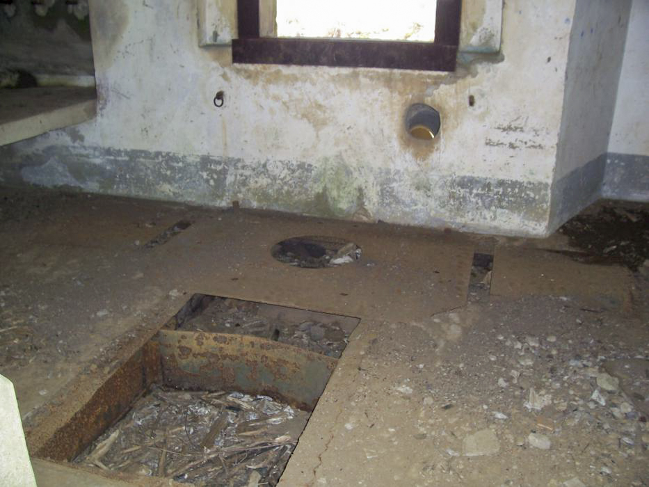 Ligne Maginot - HEILIGENBRONNEN OUEST - (Blockhaus pour canon) - Emplacement et créneau pour canon - JM57