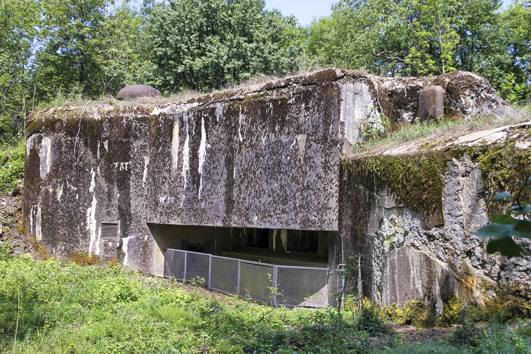 Ligne Maginot - SIMSERHOF - (Ouvrage d'artillerie) - Bloc 3
Le bloc après dégagement et nettoyage en 2014 - JOLAS, Jean-Michel