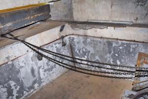 Ligne Maginot - SIMSERHOF - (Ouvrage d'artillerie) - Entrée munitions
Mécanisme du pont escamotable