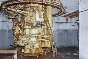 Ligne Maginot - SIMSERHOF - (Ouvrage d'artillerie) - Bloc 3
Tourelle mortier 81