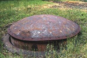 Ligne Maginot - SIMSERHOF - (Ouvrage d'artillerie) - Bloc 7
Tourelle lance bombes 135 mm