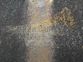 Ligne Maginot - SIMSERHOF - (Ouvrage d'artillerie) - Bloc 8
Tourelle à éclipse de 75mm